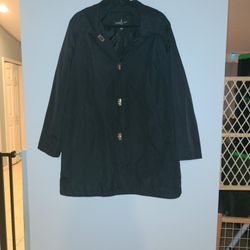 Black London Fog Jacket Size XL