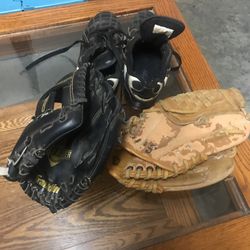 Kid's Baseball Mits And Cleats