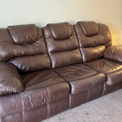 Leather Couch 