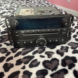 Chevy Radio am fm cd player