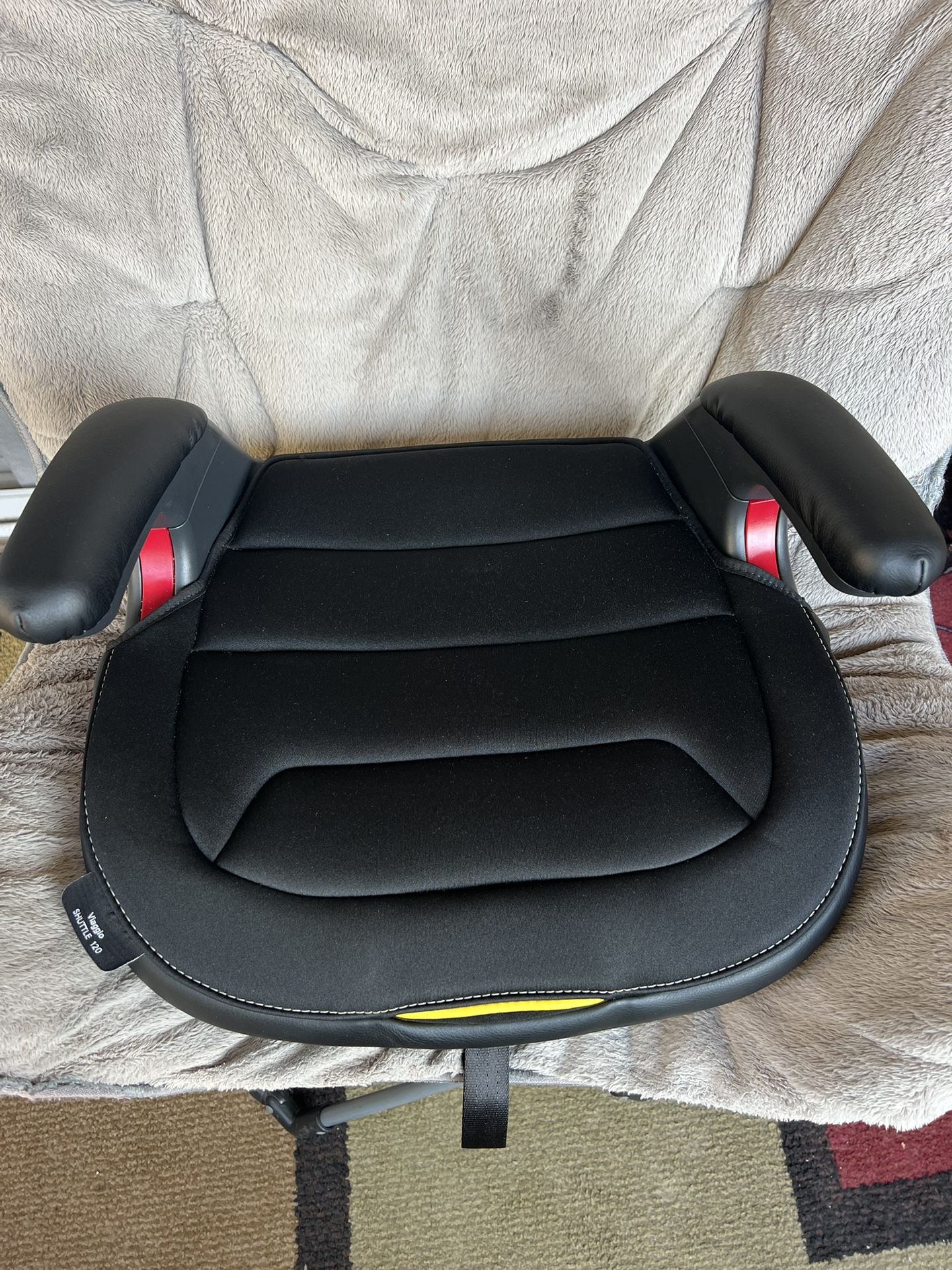 Peg Perego Viaggio Shuttle - Booster Car Seat - for Children from 40 to 120 lbs - Made in Italy - Licorice (Black)