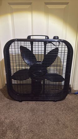 Lasko Square Black Fan