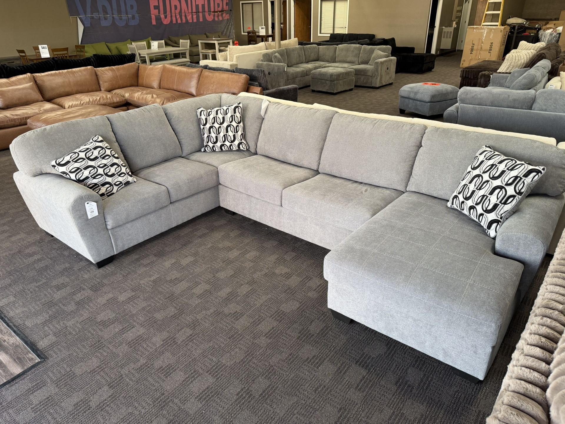 Light Gray Modern Sectional