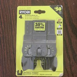 RYOBI-Oscillating Multi-tool Blade Set-NEW-4-Piece Wood Oscillating Blade Set