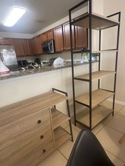 Dresser and book shelf