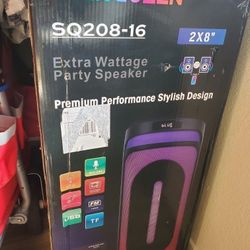 SPEAKER BLUETOOTH 2 X 8 INCH  GRANDE 