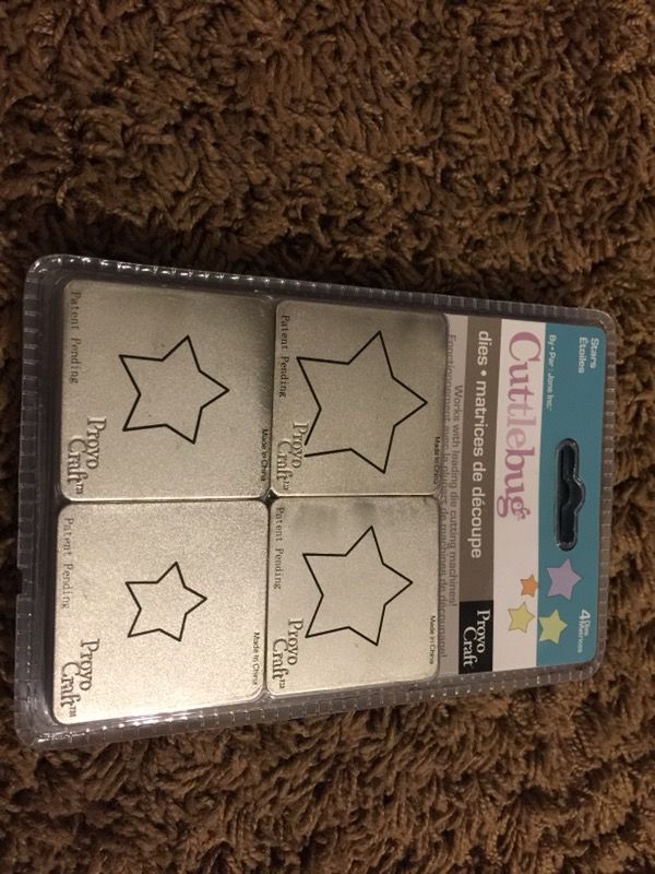 New cuttlebug stars die