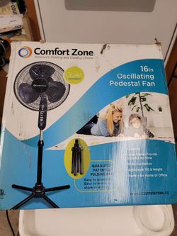 Comfort Zone 16" Oscillating 3-SpeedFan