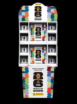 Panini FIFA World Cup 2026 Official Sticker Collection Display