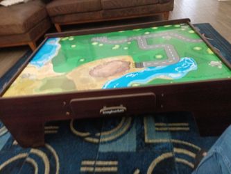 $20 Reversible train table with drawer