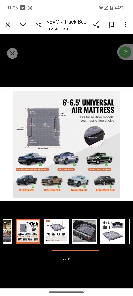 Truck Bed Air Mattress