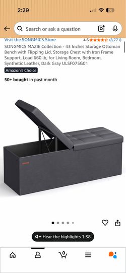 Storage ottoman