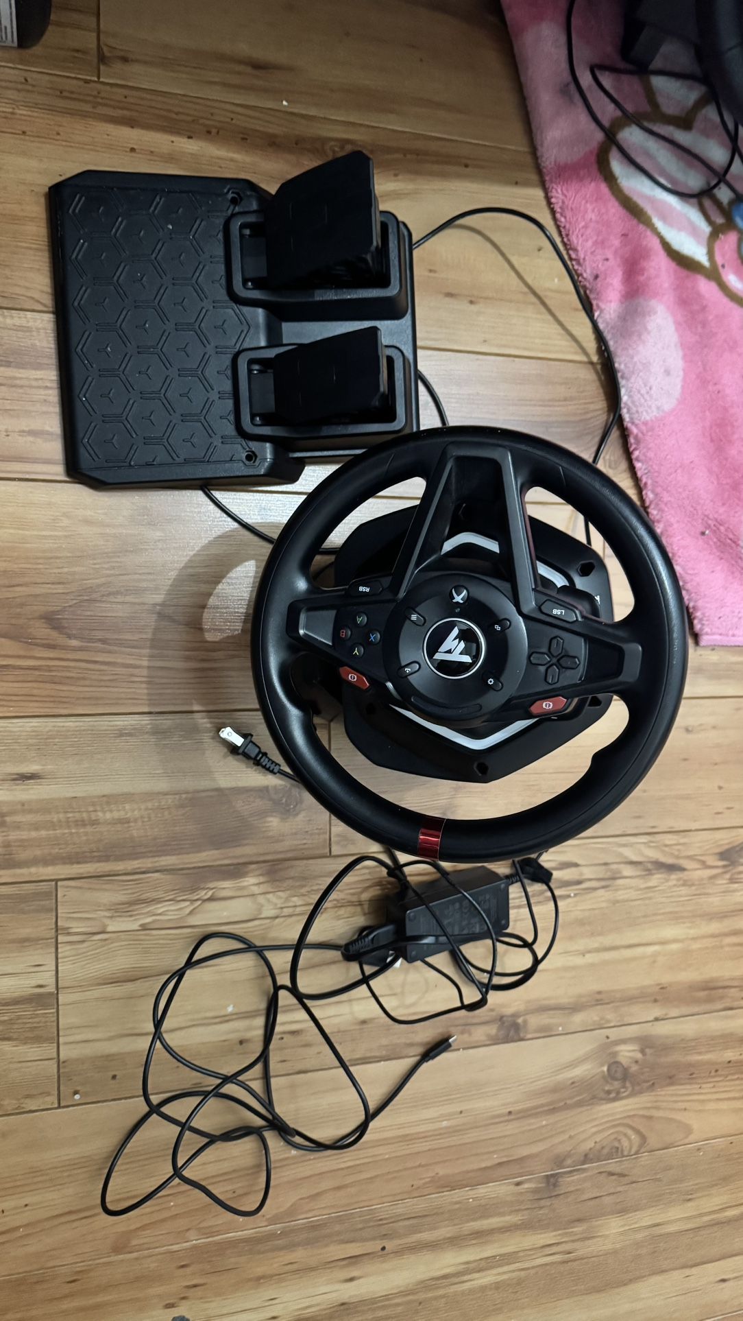 Thrustmaster T128 Steering Wheel And Pedals