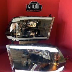 Dodge ram 2009. 2018 headlights.