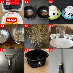 Each Photo Just $3 – Kitchen & Household Moving Sale