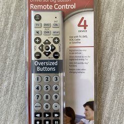 Remote Control -GE- Universal Big Button  