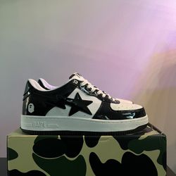 Bapesta Low Black/White