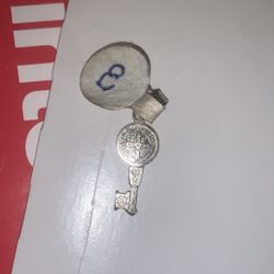 Saint Benedict key Necklace charm