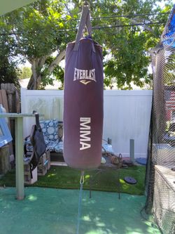 Everlast MMA Punching Bag With Gloves