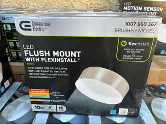 10" Flush Mount LED with Flexinstall 5 Dimmable Settings