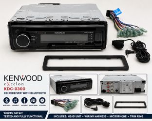 Kenwood Excelon Bluetooth Car Stereo Receiver – Works Great