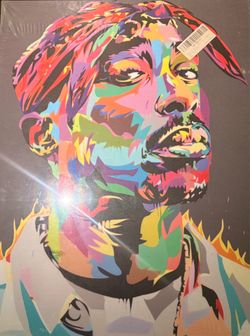 Tupac art piece