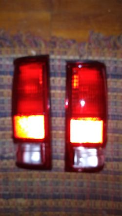Brand new in box tail lights for chevy, gmc. Fit 86 gmc s15