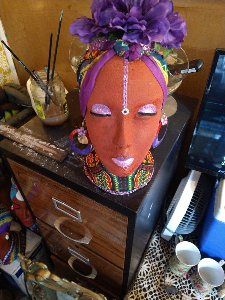 King And Queen Flower Pots. One Of A Kind