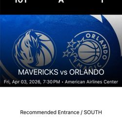 DALLAS MAVS VS ORLANDO MAGIC 