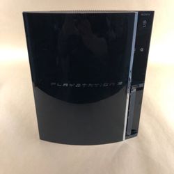 Sony PlayStation 3 Fat PS3 160GB Black System Only CECHA01 Backwards Compatible