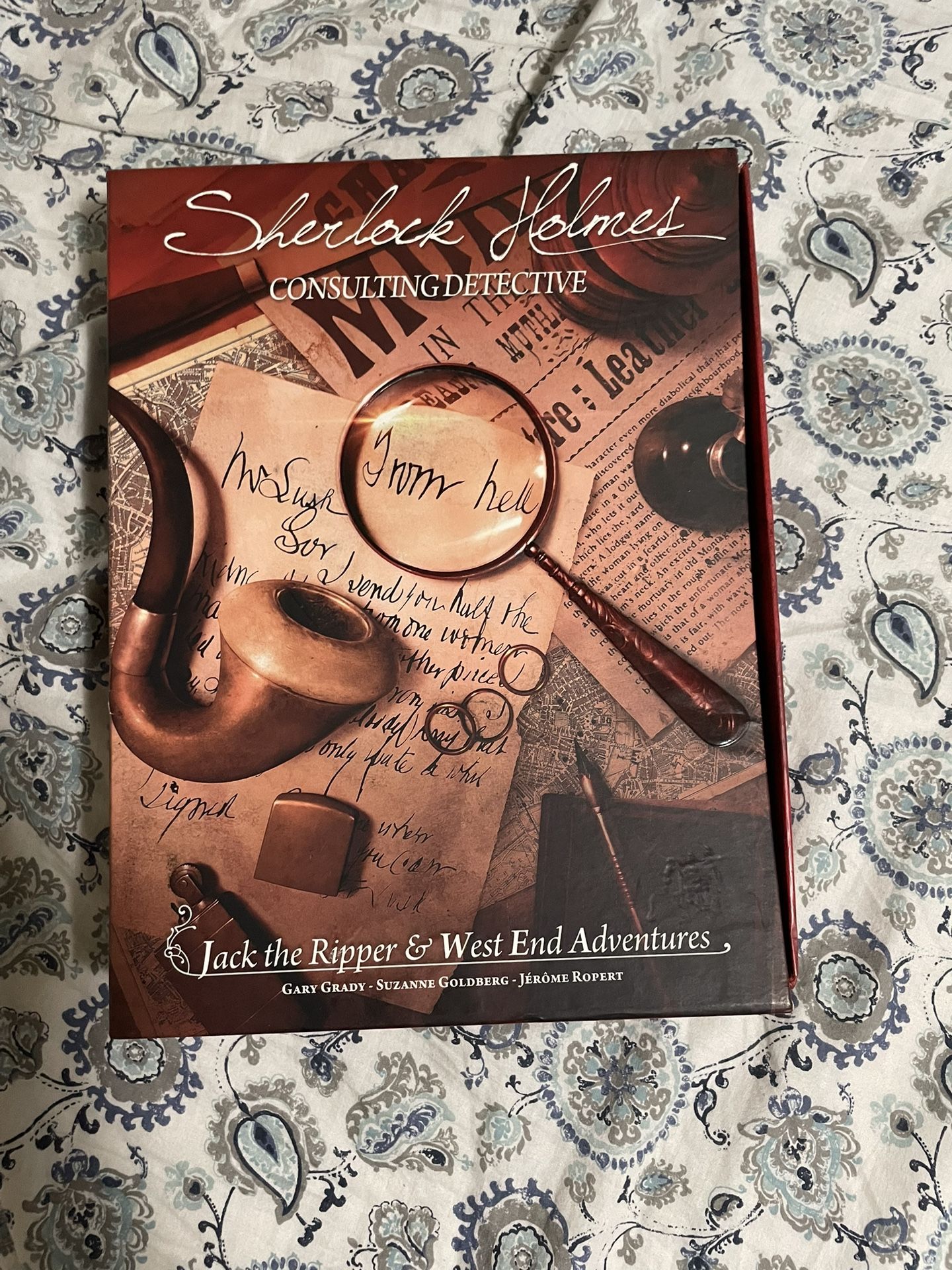 Board Game Party Game Sherlock Holmes Brand New Consulting Detective Party Game - West End Adventures Captivating Mystery Board Game for All Ages