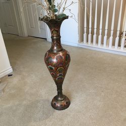 Solid Brass Vase