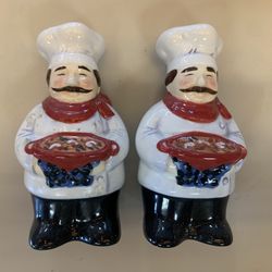 Chef Salt & Pepper Shakers