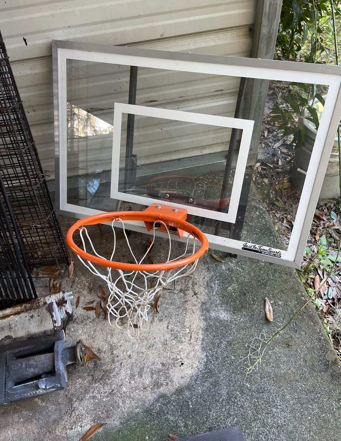 $150 Just-In-Tyme-Sports Basketball Plexiglass Backboard and Rim