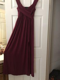 Burgundy Prom Dress
