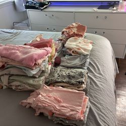 Baby Girl Clothes Bundle 60 Pieces