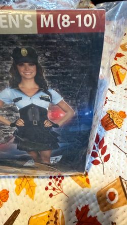 Women's Police Officer Halloween Costume Size M (8-10)