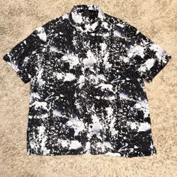 KSUBI Splash Print Resort Tancel Short Sleeve Camp Shirt Adult XL MSRP $180