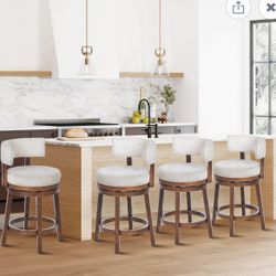 Four swivel stools