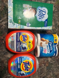 Tide Pods, Charmin Toilet Paper & Puffs Tissue Bundle