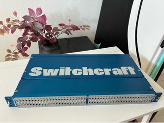 Switchcraft StudioPatch 9625 TT Patchbay DB25 – Pro Studio Rack Gear