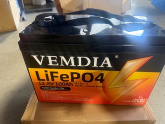 New 12V 100Ah LiFePO4 Battery, Group 31 Deep Cycles Lithium Battery 100A BMS, 1280Wh, Low-Temp Cutoff, Max 4P4S, 20.48kWh, Lithium Iron Phosphate Batt