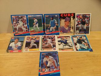 Chicago Cubs baseball cards 1985-92. Sandberg,Dawson,Girardi etc.