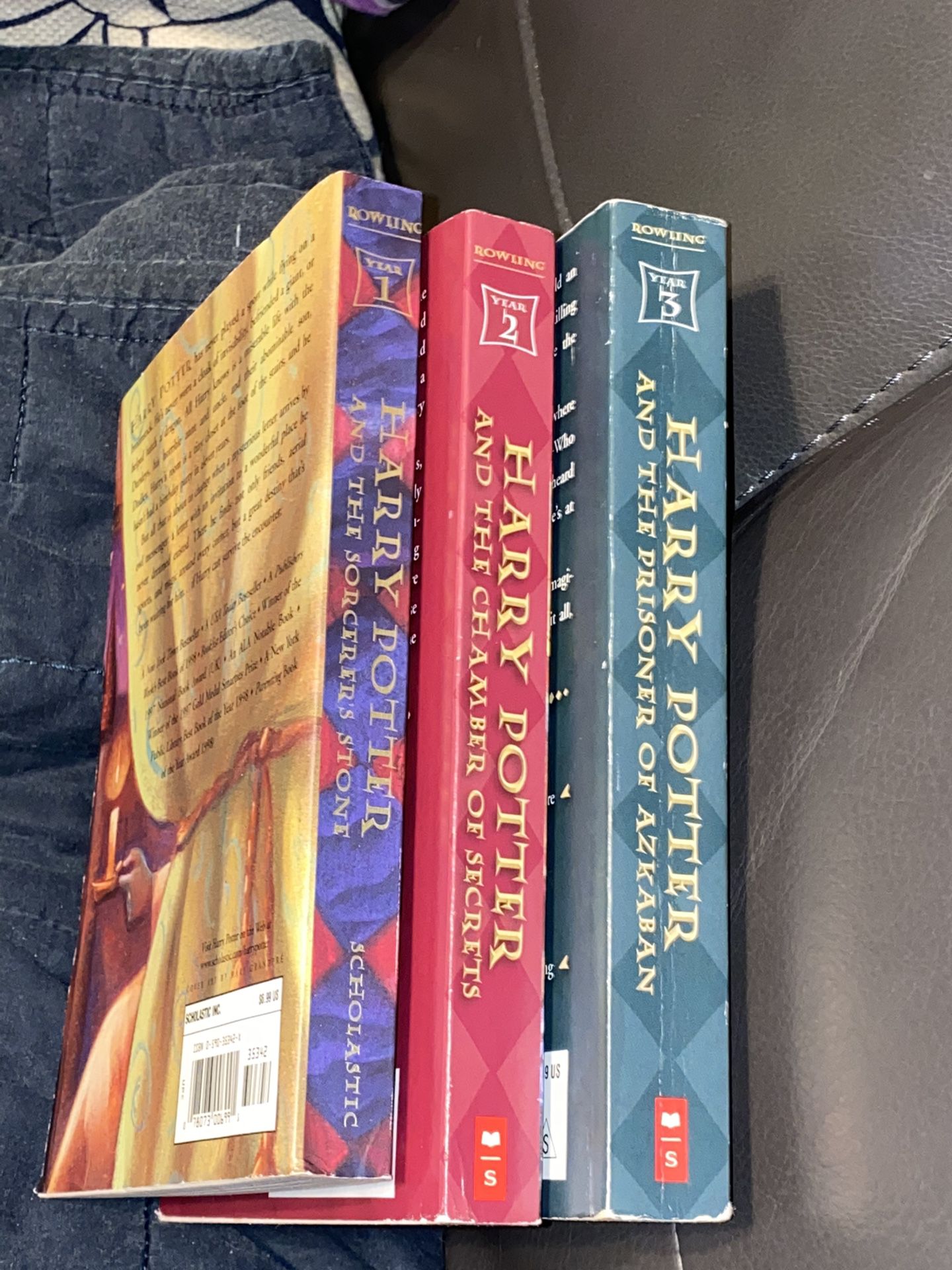 Harry Potter 1-3 Books $20