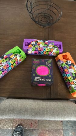 Squooshy Mooshy & Zombie Brain Toy Bundle