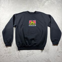 Ben Davis Men’s M Black Gorilla Logo Pullover Crewneck Sweatshirt Y2K #2973