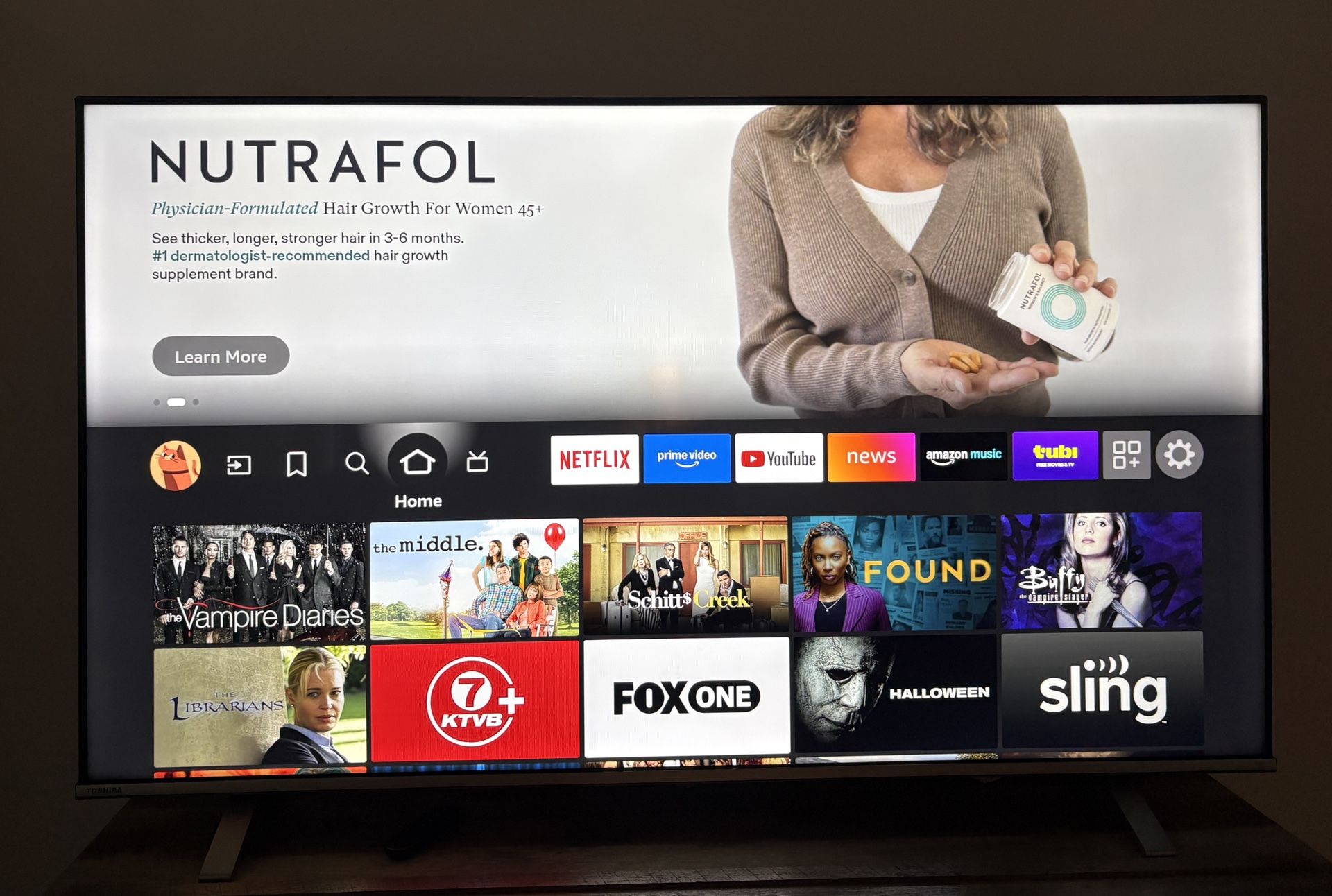 Toshiba - 55" Class C350 Series LED 4K UHD Smart Fire TV