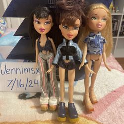 Vintage Bratz Doll Lot Of 3 2000’s