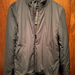 Gray Full Zip Windbreaker Jacket Size Small NWT