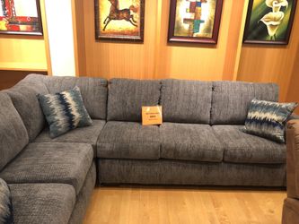 Grey sectional sofa